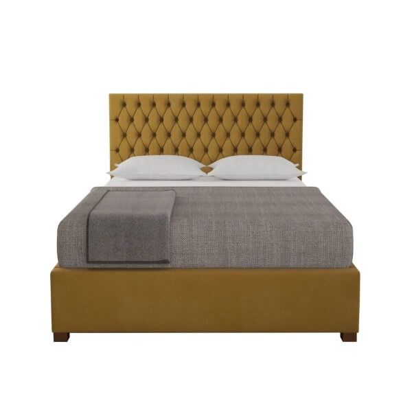 CHESTERFIELD NAPLES VELVET UPHOLSTERED BED FRAME DOUBLE & KING SIZE