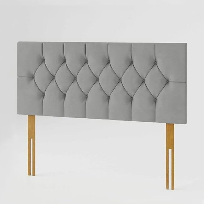 Chesterfield Headboard in Plush Velvet Fabric