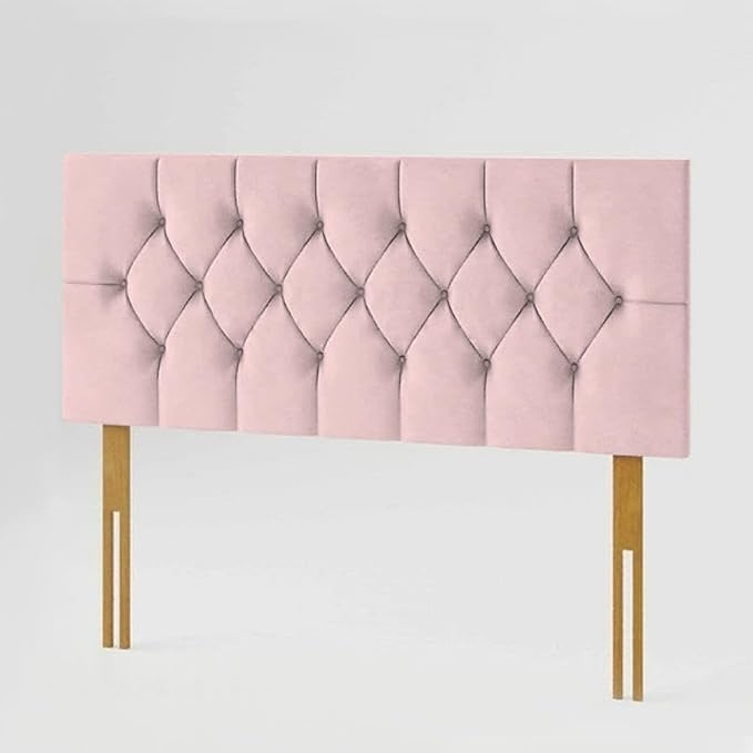 Chesterfield Headboard in Plush Velvet Fabric