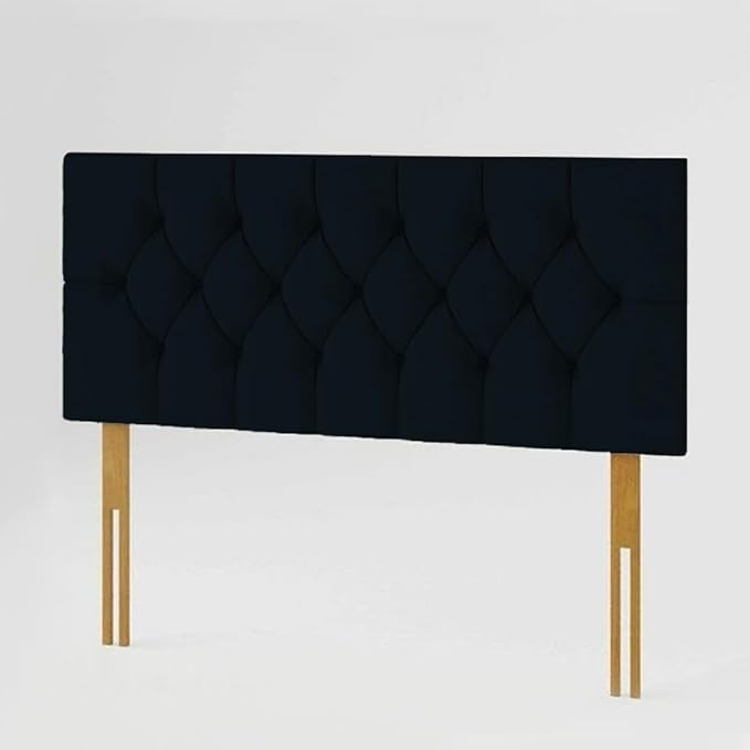 Chesterfield Headboard in Plush Velvet Fabric