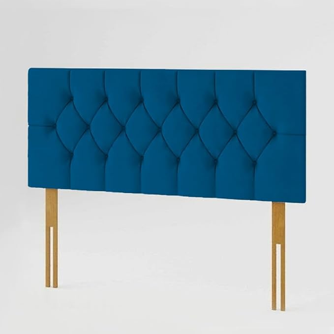 Chesterfield Headboard in Plush Velvet Fabric