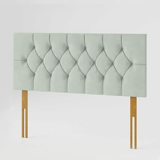 Chesterfield Headboard in Plush Velvet Fabric