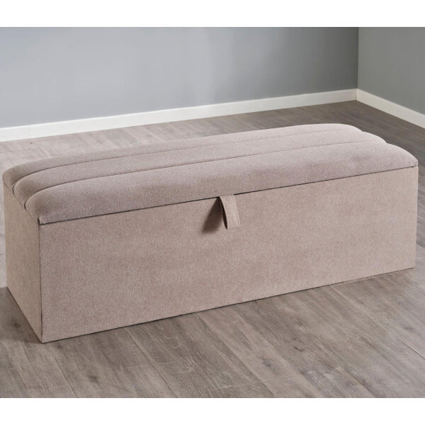 Rigel Ottoman Storage Box – Wool Bronze (Available in Multiple Sizes)