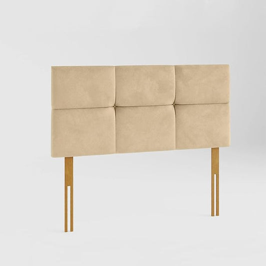Padded Lined & Buttoned Headboard