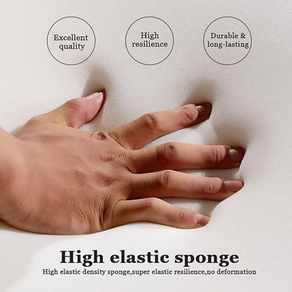 AWQM Modern Velvet Ottoman – Multi-Functional Square Footstool with Metal Legs & Hidden Storage