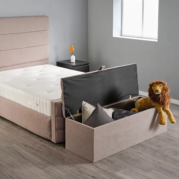 Rigel Ottoman Storage Box – Wool Bronze (Available in Multiple Sizes)